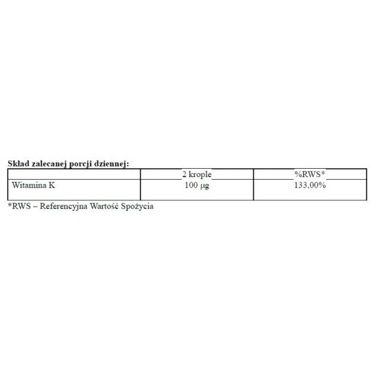 HerbaSano Witamina K2MK7 30ml - 6132