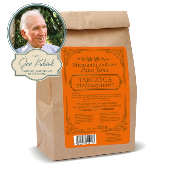 Zioła Pana Jana Kubiaka - TARCZYCA - niedoczynność - 250g