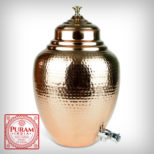 Dystrybutor na wodę młotkowany PURAM 8,5 L - 6450