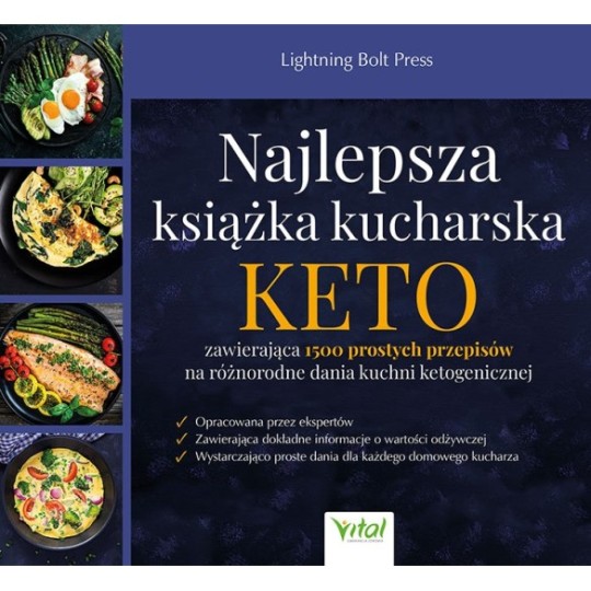Najlepsza książka kucharska KETO - Lightning Bolt Press - 7081