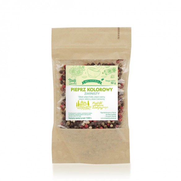 Pieprz kolorowy ziarno 50g