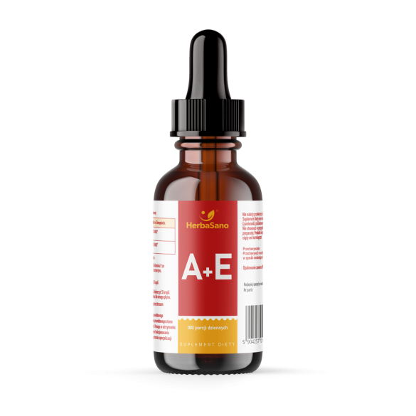 Witamina A+E - suplement diety - krople - 30ml - HerbaSano