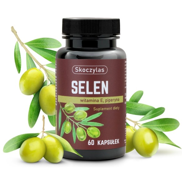 Selen, witamina E, piperyna - suplement diety - 60 kapsułek - Skoczylas
