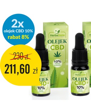 2 x Olejek CBD 10 %...