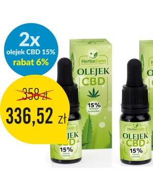 2 x Olejek CBD 15 %...