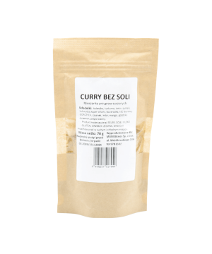 Curry naturalne bez soli 70g