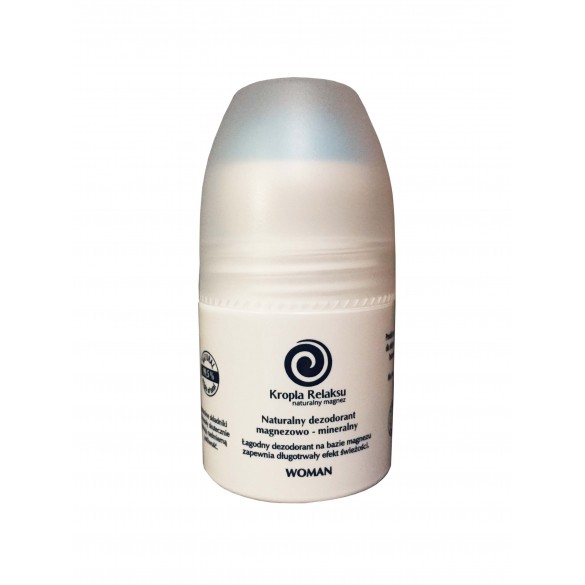 Naturalny dezodorant magnezowy Kropla Relaksu bez aluminium but. 60ml. Woman