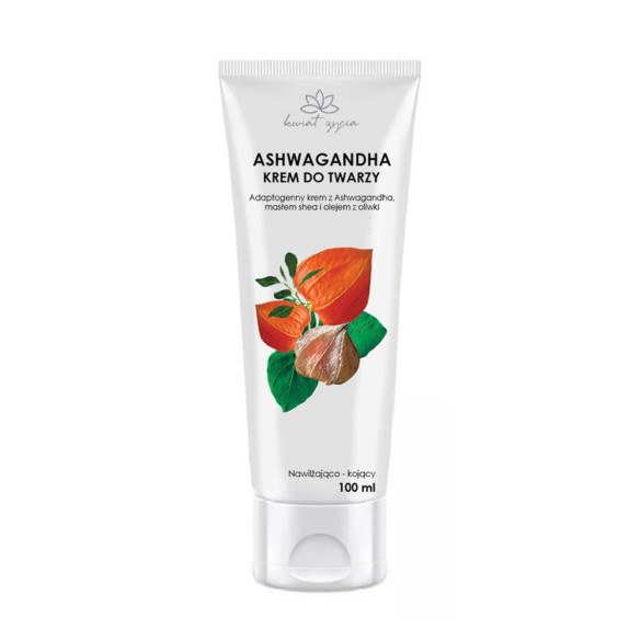 Adaptogenny krem z Ashwagandha 100ml - Kwiat Życia