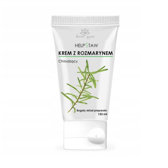 Krem z olejkiem eterycznym rozmarynowym 150ml - Kwiat Życia