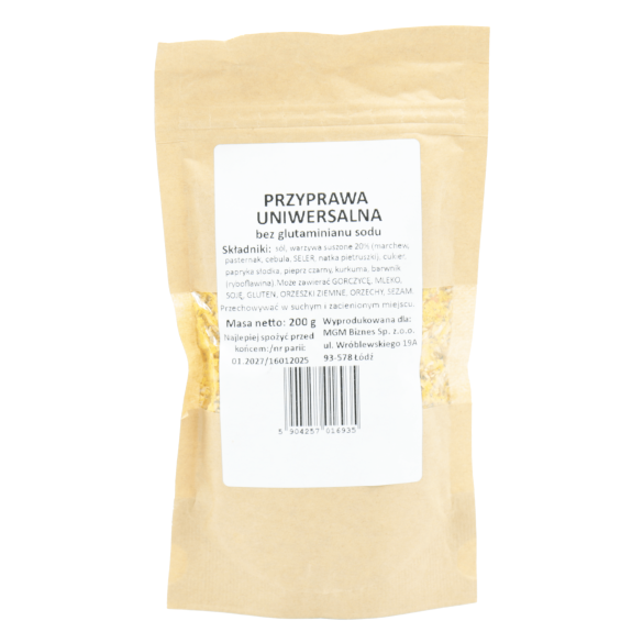 Przyprawa uniwersalna bez glutaminianu sodu 200g
