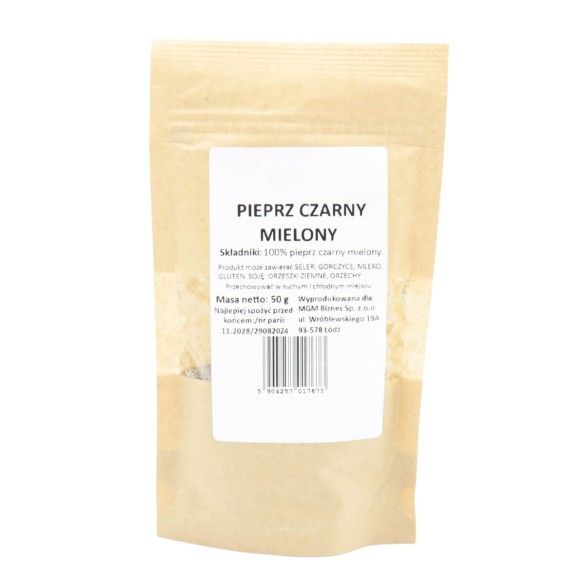 Pieprz czarny mielony 50g PK