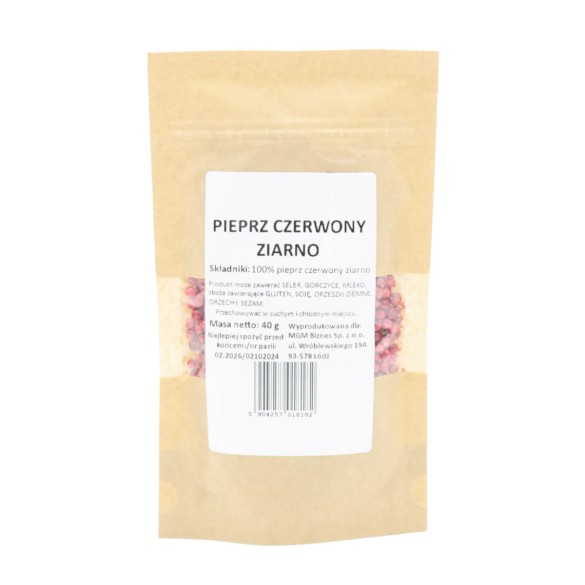 Pieprz czerwony ziarno 40g