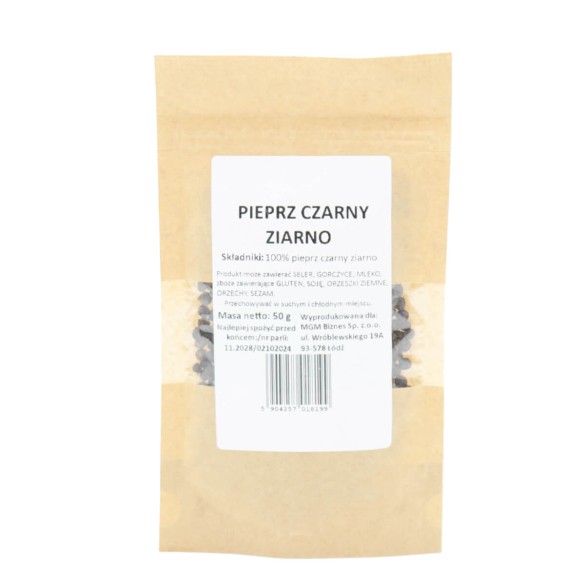 Pieprz czarny ziarno 50g