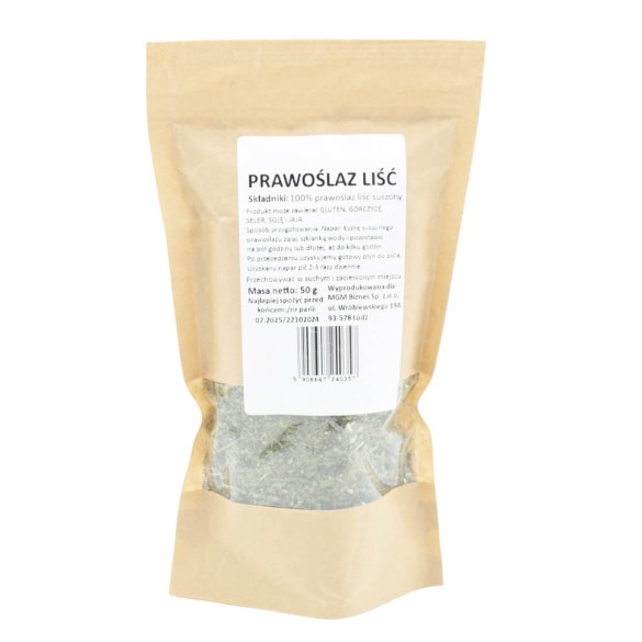 Prawoślaz liść 50g OF