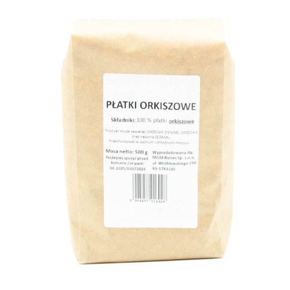 Płatki orkiszowe 500g
