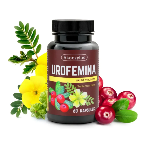 Urofemina układ moczowy, D-mannoza, laktoferyna - Skoczylas