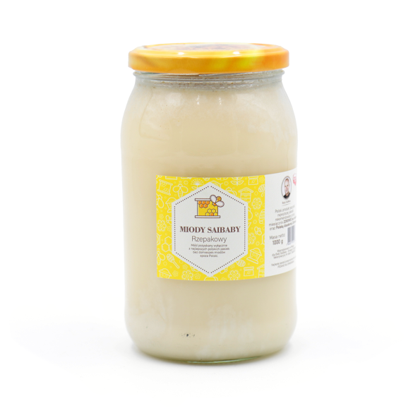 Miód Rzepakowy 1000g