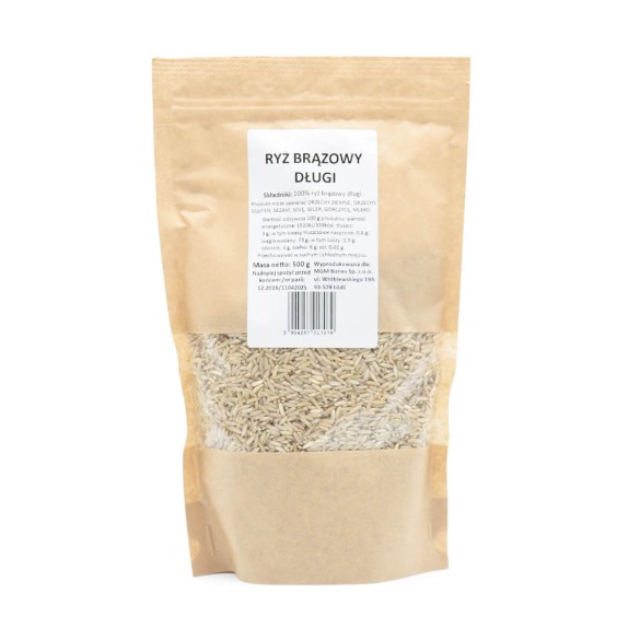Ryż brązowy długi 500g