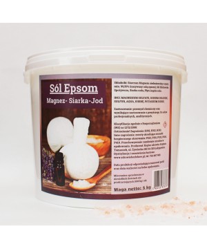 Sól EPSOM z jodem 5KG