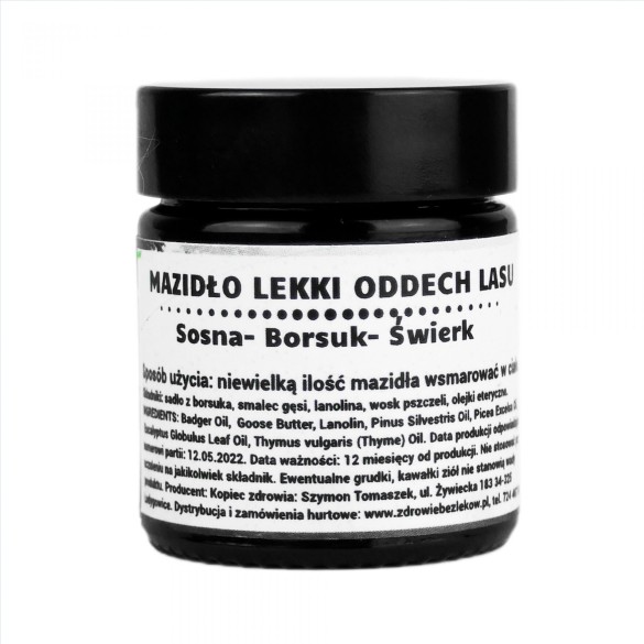 Mazidło Lekki oddech lasu, Sosna- Borsuk- Świerk 30ml