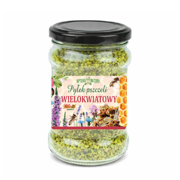 Pyłek pszczeli wielokwiatowy - 180 g - Apteka Natury