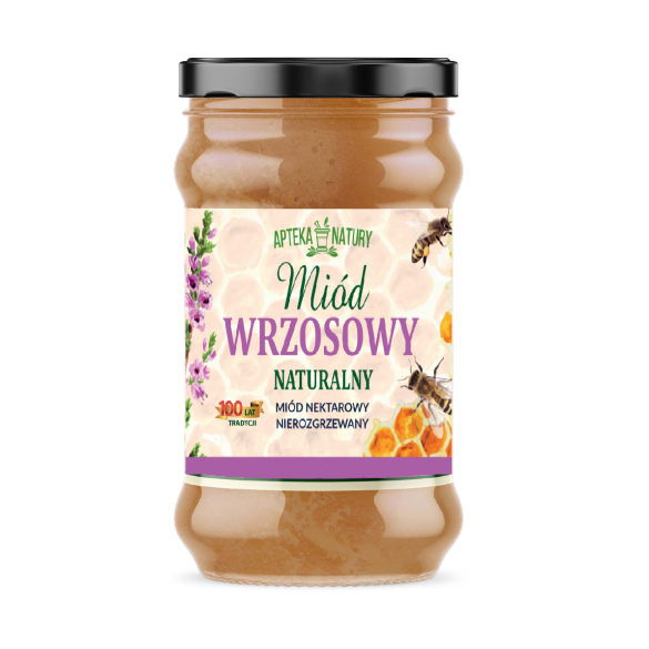 Miód WRZOSOWY - 380 g - Apteka Natury