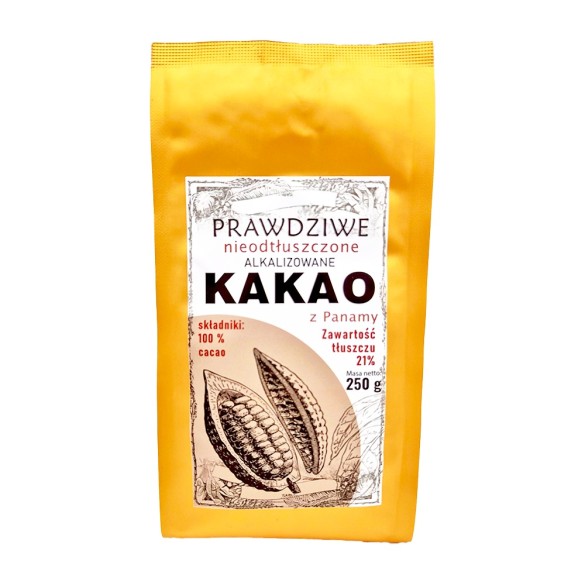 Prawdziwe nieodtłuszczone KAKAO