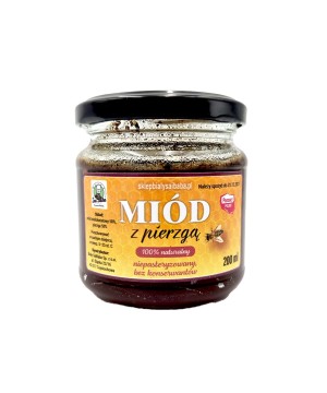 Miód z pierzgą pszczelą 200 ml