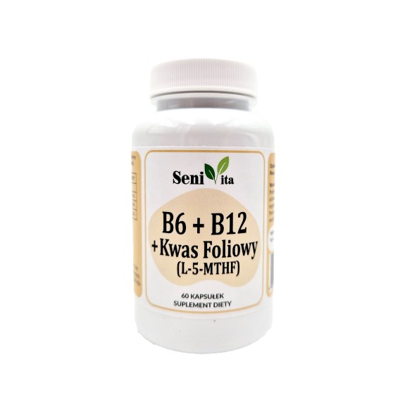 Witamina B6 + B12 + Kwas Foliowy - SeniVita