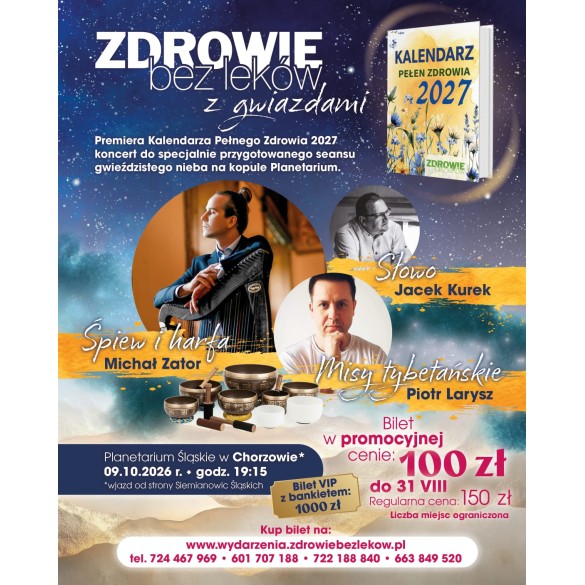Zdrowie bez leków z gwiazdami - BILET