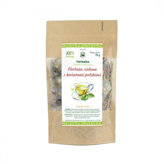 Herbata zielona z kwiatami polskimi 70g - 3542