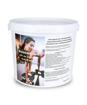 Sportowa sól do kąpieli End of pain- koniec z bólem 5kg