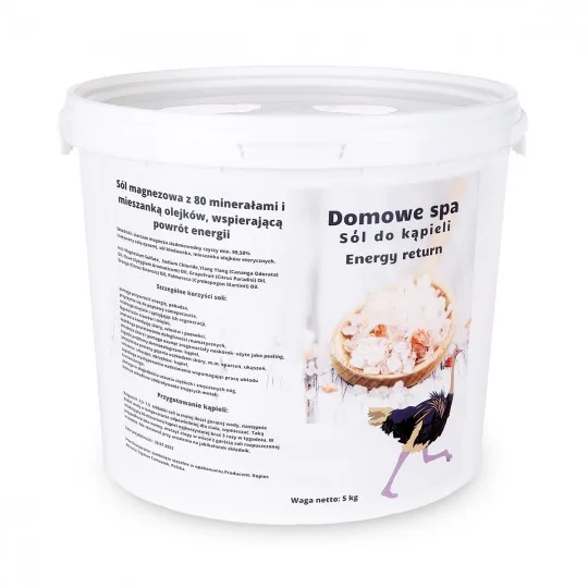 Sól do kąpieli Energy return - powrót energii 5kg - 3999