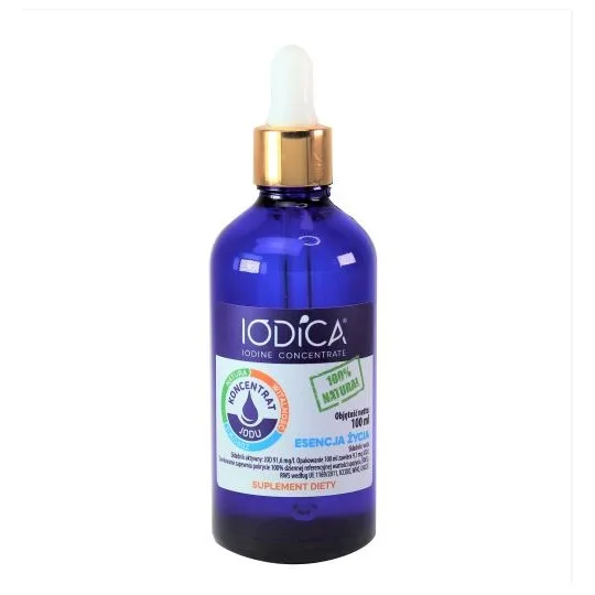 Naturalny koncentrat jodu 100ml Iodica - szkło - 4249