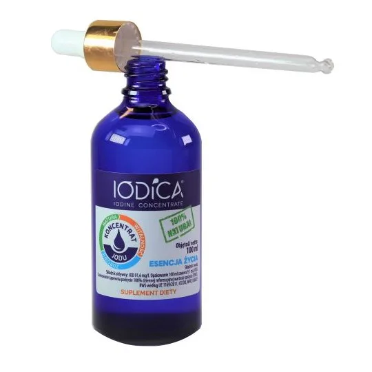 Naturalny koncentrat jodu 100ml Iodica - szkło - 4250