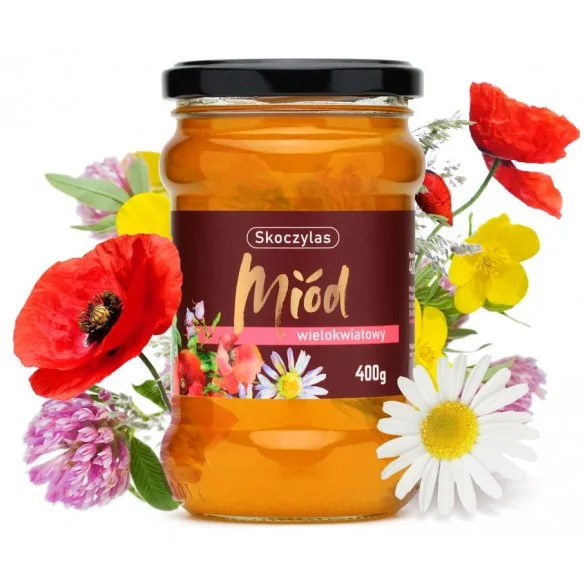 Miód wielokwiatowy - 400 g - Skoczylas