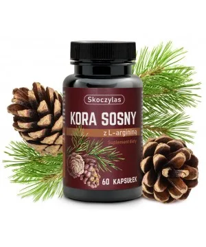 Kora sosny z argininą