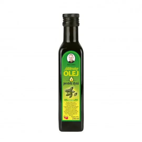 Świeży naturalny olej z pestek dyni 250 ml - 450
