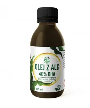 Olej z ALG - 40% DHA - suplement diety - 100 ml - RawForest