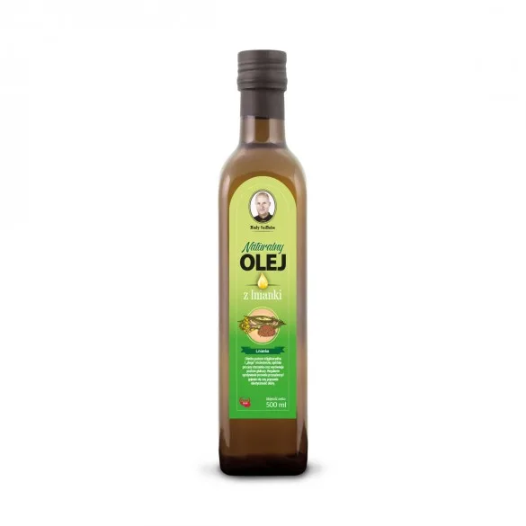 Naturalny Olej rydzowy z Lnianki 500ml
