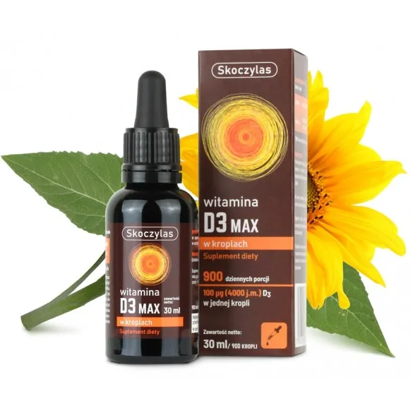 Witamina D3 MAX - suplement diety - 30 ml - Skoczylas