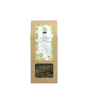 Herbata ziołowa z kwiatami konopi z melisą i ashwagandhą 50g