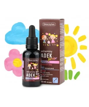 Witamina ADEK junior - suplement diety - 30 ml - Skoczylas
