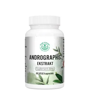 Andrographis - Ekstrakt - suplement diety - 60 kapsułek - RawForest