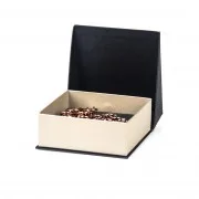 Pudełko prezentowe na wisiorek lub kolczyki - 85x85x32mm - Puram - 5539