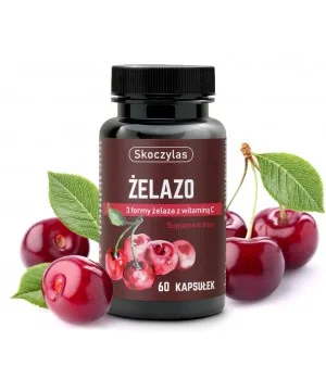Żelazo 3 formy z witaminą C - suplement diety - 60 kapsułek - Skoczylas