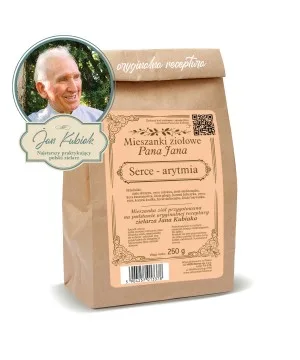 Zioła Pana Jana Kubiaka - SERCE-ARYTMIA - 250g