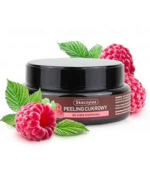 Peeling cukrowy do ciała malinowy