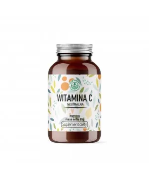 Witamina C neutralna - suplement diety - proszek - 80 g - Raw Forest