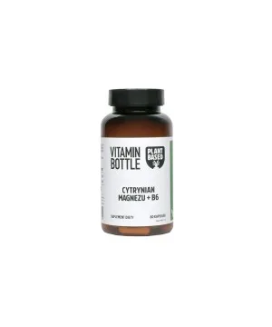 Cytrynian Magnezu + B6 - suplement diety - 120 kapsułek - Vitamin Bottle